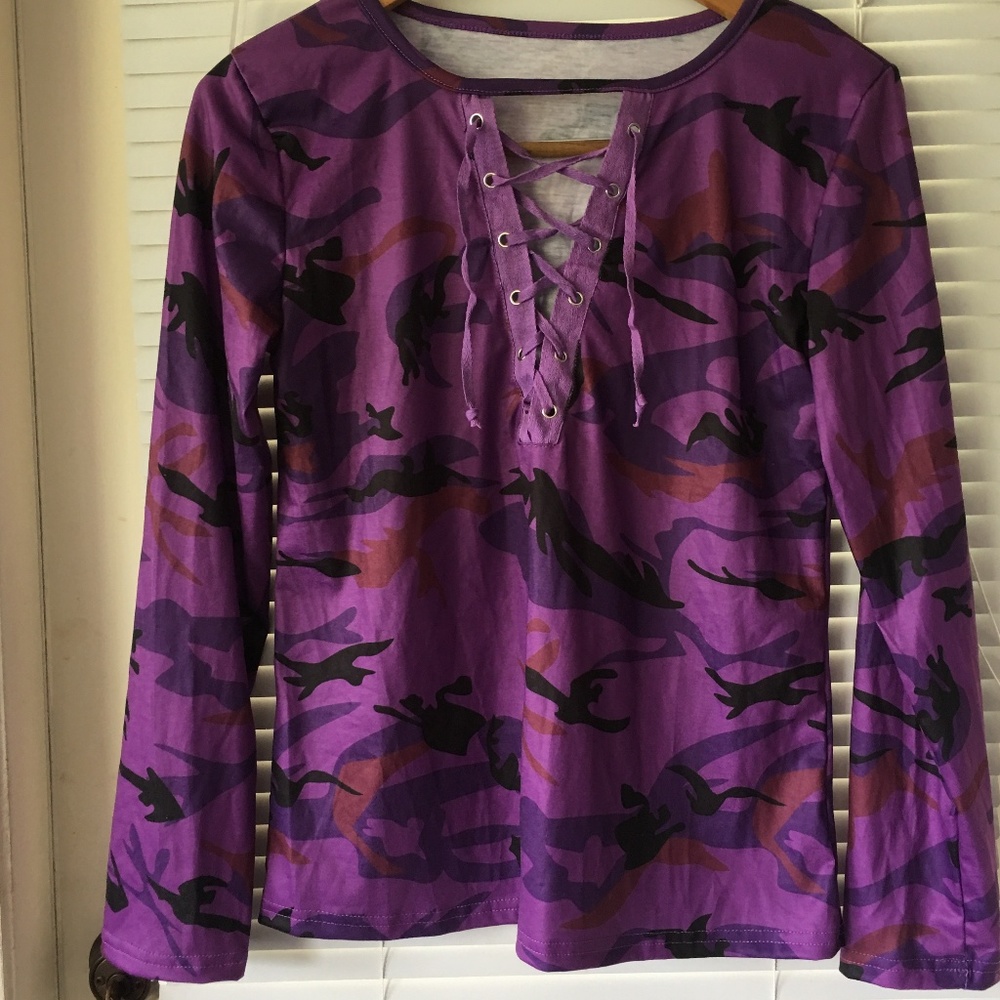 Purple blouse